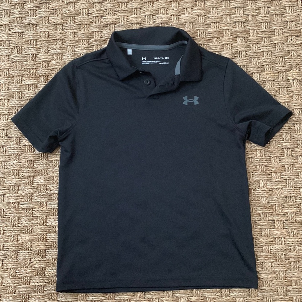 YXS Boys Under Armour Golf Polo Shirt Size 5-6